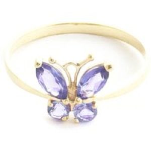 Tanzanite Mariah Butterfly Ring in 18ct Gold