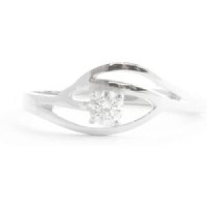 Diamond Lilianna Silhouette Entwined Ring, 0.15 ct in 18ct White Gold
