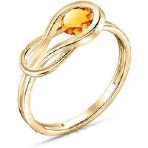 Citrine Angelina Ring in 18ct Gold