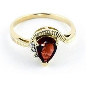 Garnet & Diamond Katrina Belle Abstract Ring in 18ct Gold