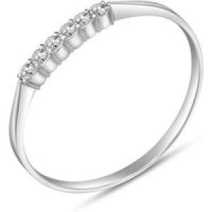 Diamond Hallie Embellished Ring in 18ct White Gold