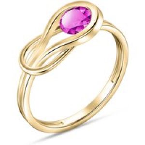 Pink Topaz Angelina Ring in 18ct Gold