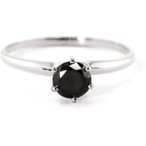 Black Diamond Lumina Crown Solitaire Ring, 0.5 ct in 18ct White Gold