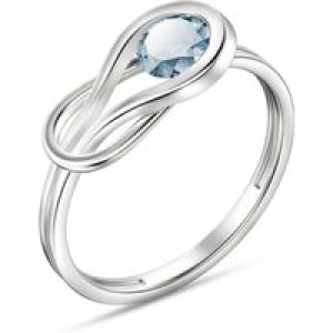 Aquamarine Angelina Ring in 18ct White Gold