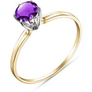 Amethyst Raya Crown Ring in 18ct Gold