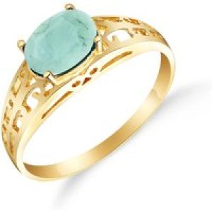 Emerald Demetria Filigree Ring in 18ct Gold