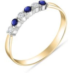 Sapphire & Diamond Hallie Embellished Ring in 18ct Gold