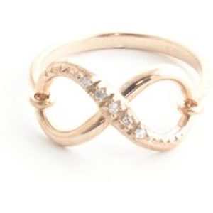 Diamond Marcella Wave Ring in 18ct Rose Gold