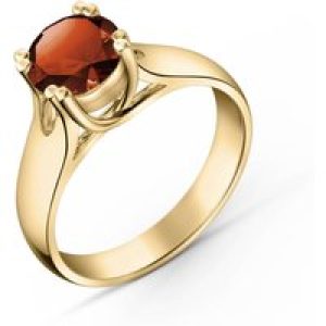 Garnet Annika Solitaire Ring in 18ct Gold