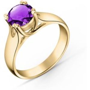 Amethyst Annika Solitaire Engagement Ring in 18ct Gold