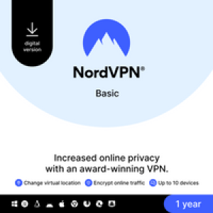 NordVPN Basic  1-Year  Premium VPN Services