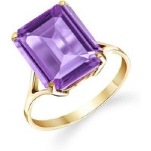 Amethyst Ebony Auroral Signature Engagement Ring in 18ct Gold