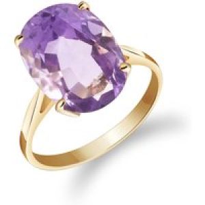 Amethyst Lucia Signature Ring in 18ct Gold