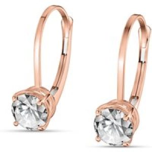 Diamond Frida Drop Earrings in 9ct Rose Gold