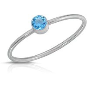 Topaz Ring in 9ct White Gold
