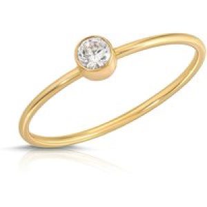 Brilliant Cut Diamond Ring, 0.1 ct in 9ct Gold