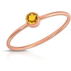 Citrine Ring in 9ct Rose Gold