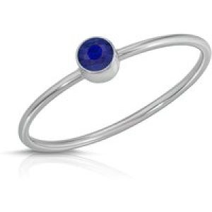 Sapphire Ring in 9ct White Gold