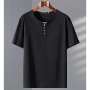 New plus size men’s short sleeved T-shirt for summer fat half sleeved men top