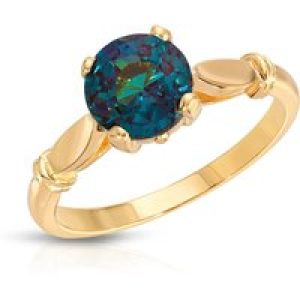 Alexandrite Anoushka Solitaire Ring in 18ct Gold