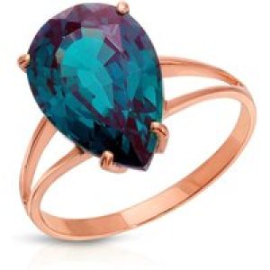 Alexandrite Audrey Classic Signature Ring in 18ct Rose Gold