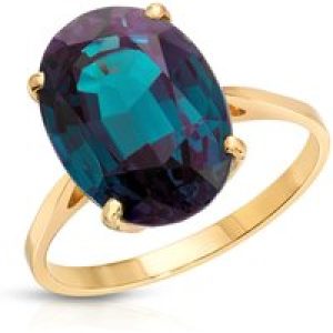 Alexandrite Lucia Signature Ring in 18ct Gold