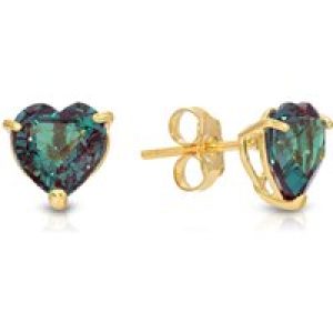 Alexandrite Eloise Classic Stud Earrings in 9ct Gold