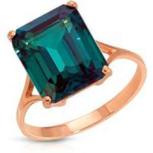 Alexandrite Ebony Auroral Signature Engagement Ring in 18ct Rose Gold