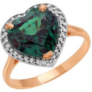 Alexandrite & Diamond Melody Signature Halo Engagement Ring in 18ct Rose Gold