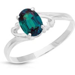 Alexandrite Ariel Desire Ring in 9ct White Gold