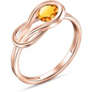 Citrine Angelina Ring in 9ct Rose Gold