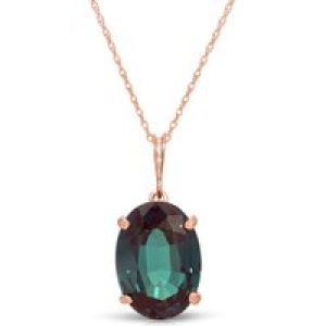 Alexandrite Elina Classic Pendant Necklace in 9ct Rose Gold