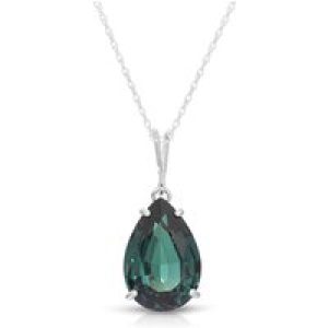 Alexandrite Alanna Classic Pendant Necklace in 9ct White Gold