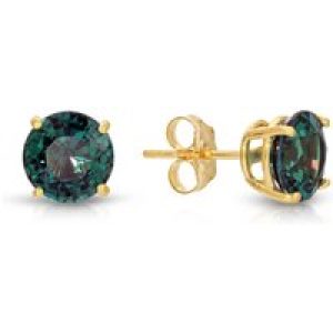 Alexandrite Novara Stud Earrings in 9ct Gold