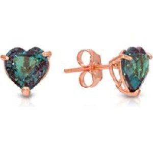 Alexandrite Eloise Classic Stud Earrings in 9ct Rose Gold