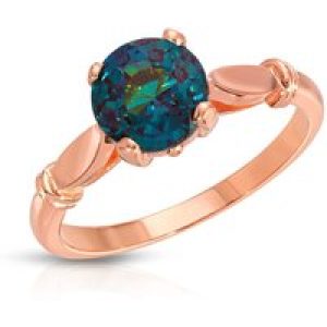 Alexandrite Anoushka Solitaire Ring in 18ct Rose Gold