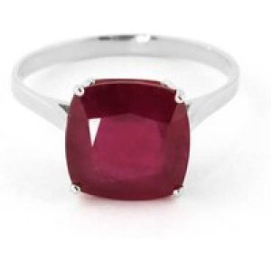 Ruby Riley Rococo Minimalist Ring in 9ct White Gold