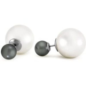 Pearl Alicia Stud Earrings in 9ct White Gold