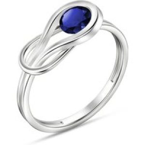 Sapphire Angelina Ring in 18ct White Gold