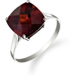 Garnet Riley Rococo Minimalist Ring in 18ct White Gold