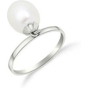 Pearl Hazel Sleek Ring in 18ct White Gold