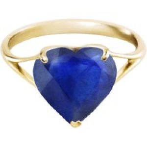 Sapphire Eloise Bold Heart Ring in 9ct Gold
