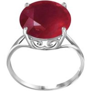 Ruby Brianna Rope Ring in 18ct White Gold