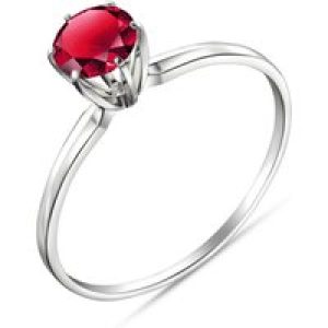 Ruby Raya Crown Ring in Sterling Silver