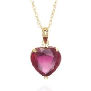 Ruby Eloise Understated Heart Pendant Necklace in 9ct Gold