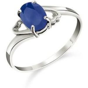 Sapphire Ariel Desire Engagement Ring in 18ct White Gold