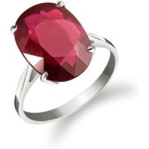 Ruby Lucia Signature Engagement Ring in 18ct White Gold