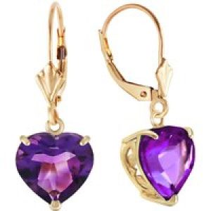 Amethyst Eloise Classic Drop Earrings in 9ct Gold