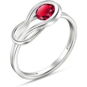 Ruby Angelina Ring in 18ct White Gold