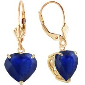 Sapphire Eloise Classic Drop Earrings in 9ct Gold